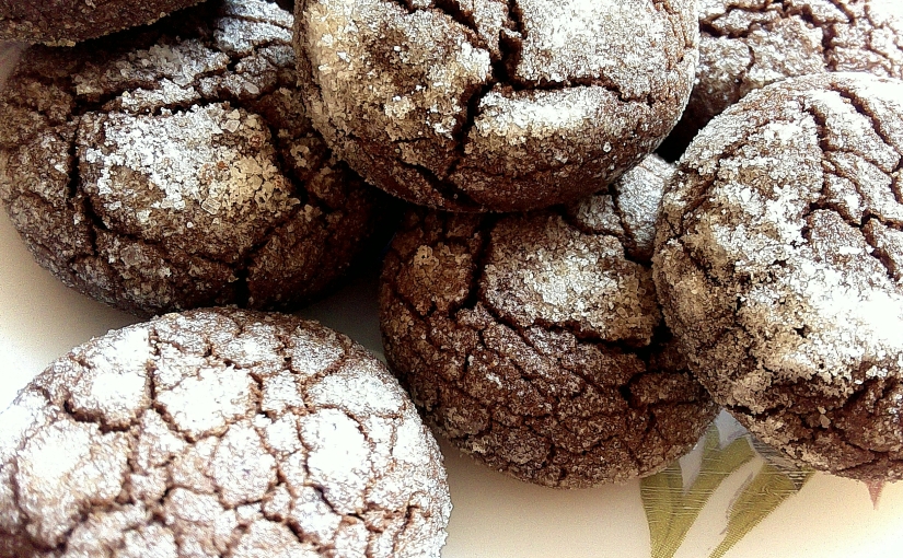 Finger Millet Or Ragi Chocolate Crinkle Cookies 