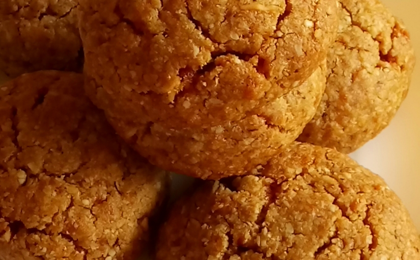 Oats Almond Honey Jaggery Cookies / No Butter No Sugar Cookies 