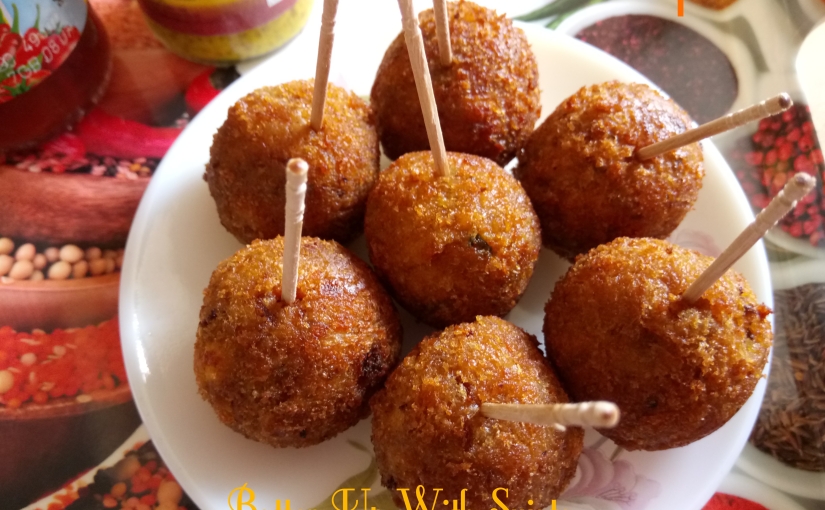 Paneer Or Cottage Cheese Croquettes / Finger Food / Fritters 