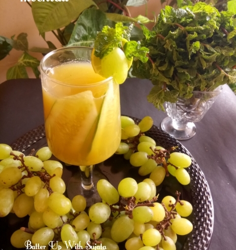 Green Tea Grape Mocktail