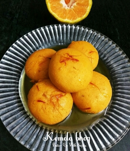 Komola Bhog Or Orange Flavoured Rasgulla