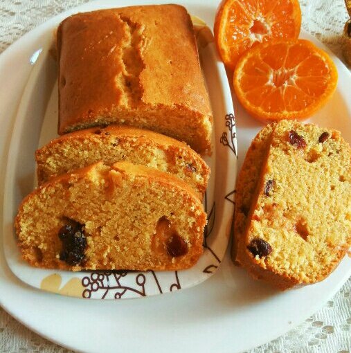 Orange Cranberry Cornmeal Cake