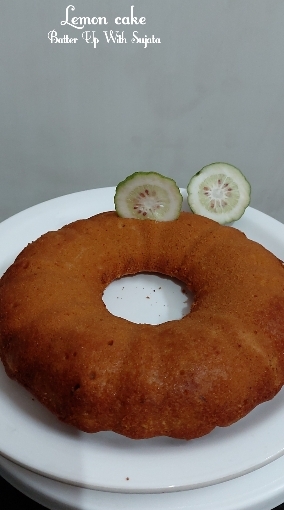 Lemon Cake With Gondhoraj Lebu Or Kaffir Lime