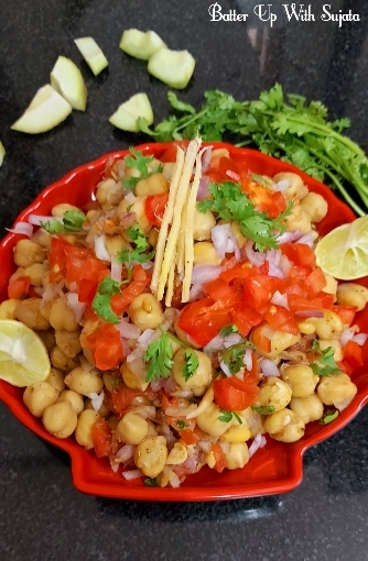 Chana Or Chickpea Chaat With Raw Mango