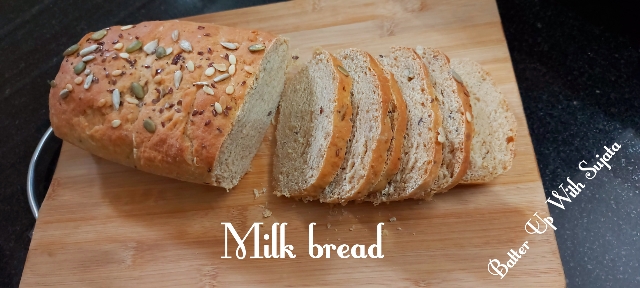 Whole Wheat Milk Bread With Mixed Seeds