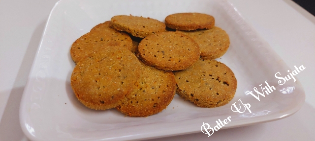Bajra Or Pearl Millet Pizza Crackers / Gluten Free Crackers