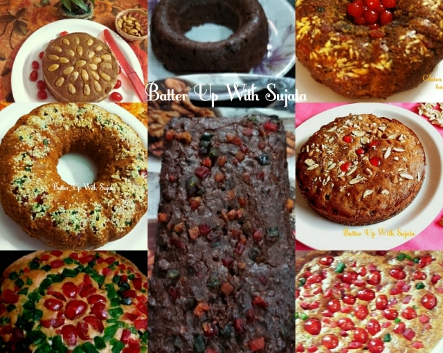 Collection Of Eggless Fruit Cake