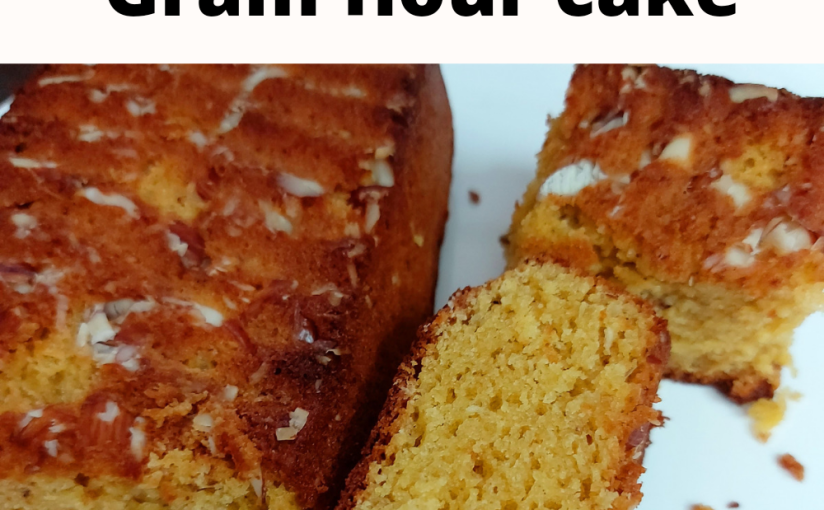 Besan Or Gram Flour Cake / 7 year blog anniversary